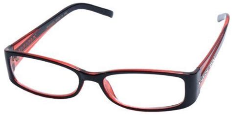 Black And Red Frame Fake Reading Glasses With Rhinestones Sunglasses Efocus 14 95