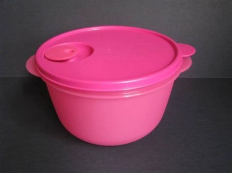 Tupperware microwave cooking dishes heat food evenly, and offer easy cleanup. Tupperware-Crystalwave-Microwave-Safe-Lunch-Dish-Bowl-Pink ...