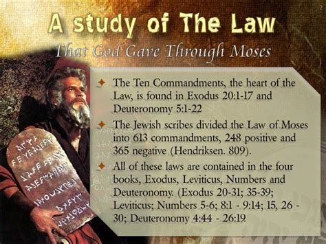 Study Of The Law Part 2 The 10 Commandments 1 3
