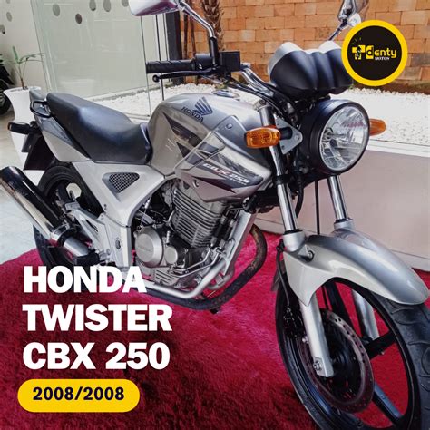 Moto Honda Cbx 250 Twister 2008 2008 Prata Motos Denty Motos