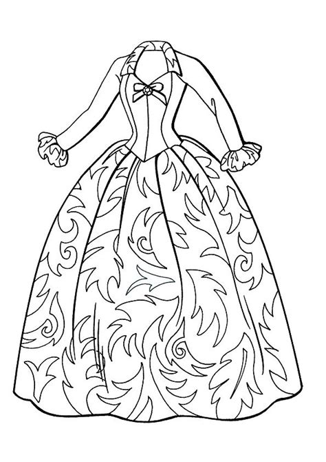 vestidos antiguos para colorear Buscar con Google Barbie coloring