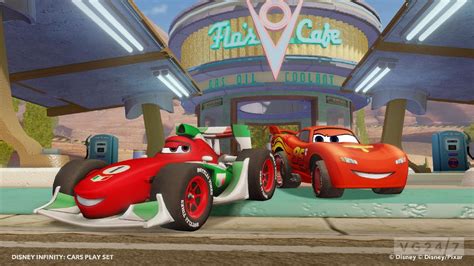 And so it lets you build whole new worlds where. Disney Infinity screens and video show the Cars play set ...