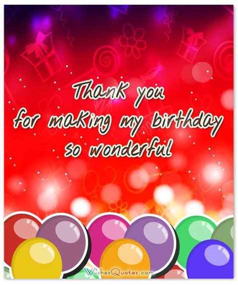 Top Thank You Messages For Coming To My Birthday Party