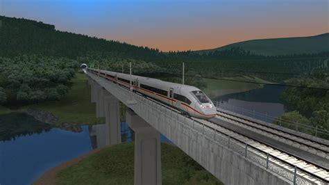 Ice 4 Bundesrepublik Deutschland Nach Hoch Merzburg Train Simulator