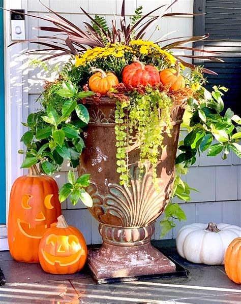 Fall Decor Ideas For The Porch Urns