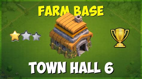 Best Th6 Farming Base 2020 Town Hall 6 Farming Base Copy Link 2020