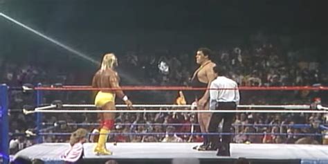 He truly was larger than life in many aspects. Hulk Hogan Vs. Andre The Giant And 8 Other Electrifying ...