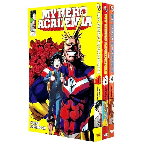 My Hero Academia Volume 1 2 4 Collection 3 Books Set By Kohei Horikoshi