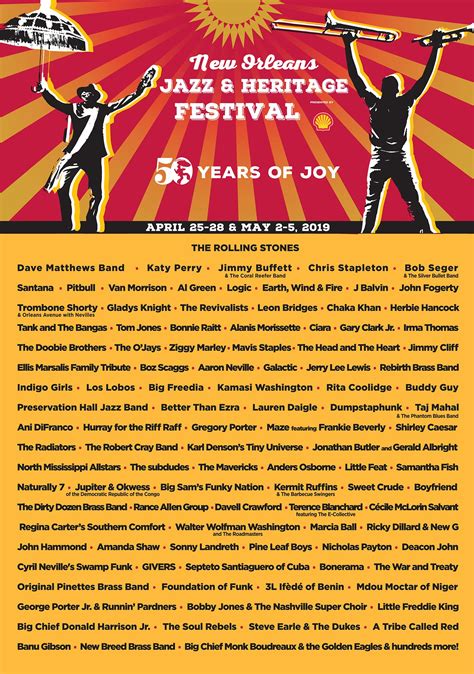 Santana will be at a star studded lineup at New Orleans ...