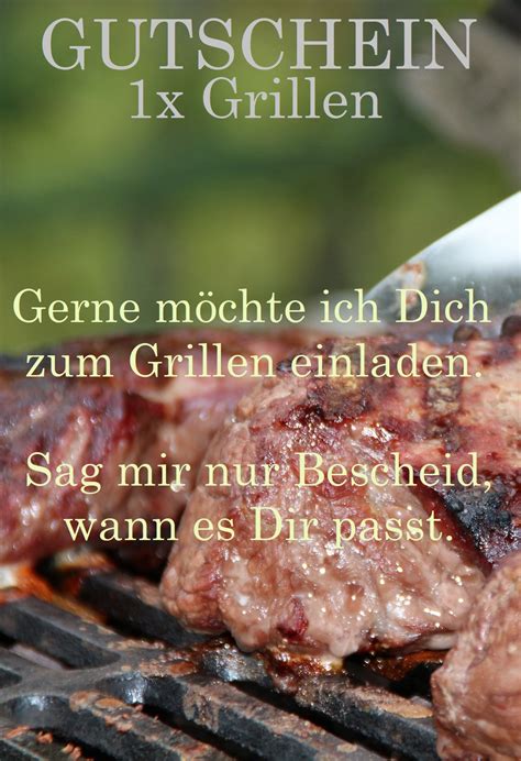 Bei einfachen blöcken einseitiger druck bis zu fünf farben, für stanzungen bis zu vier farben möglich. Grillen - Gutscheinvorlagen downloaden & verschenken