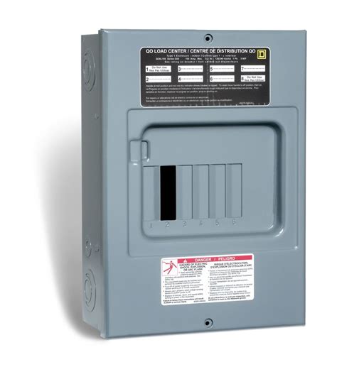 Square D 100 Amp Sub Panel Loadcentre With 6 Spaces 12 Circuits
