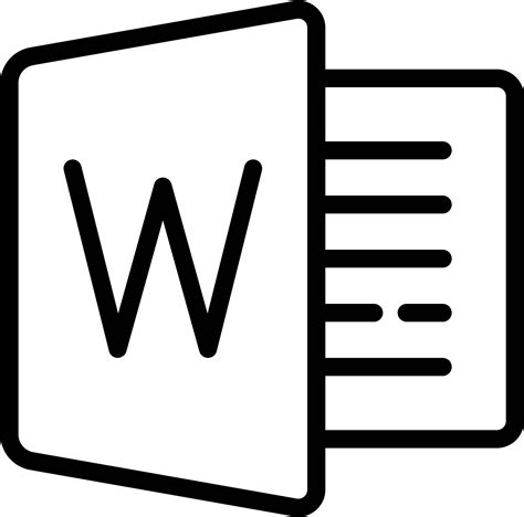 Microsoft Word Icon Excel Sheet Icon White Clipart Full Size