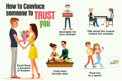 In the marketing world, the most common example of this in. How to Convince Someone to Trust You Again: 20+ Things You ...