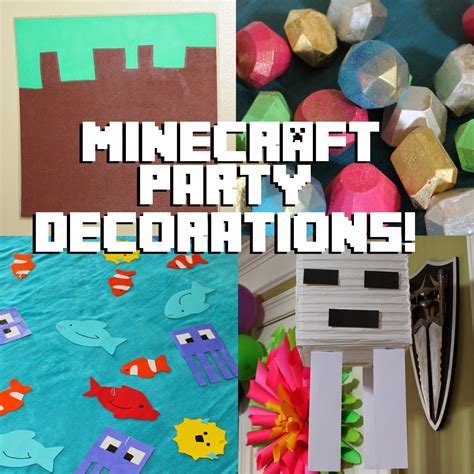 See more ideas about minecraft party decorations, minecraft party, party decorations. Doodlecraft: Minecraft Crafts and Decorations!