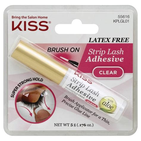 Kiss Clear Strip Eyelash Adhesive With Aloe Oz Instacart