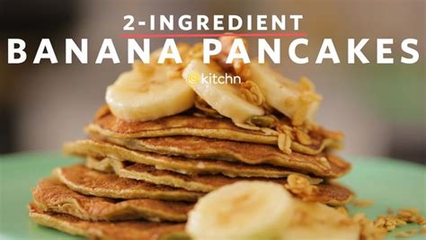How To Make 2 Ingredient Banana Pancakes Kitchn Banana Pancakes