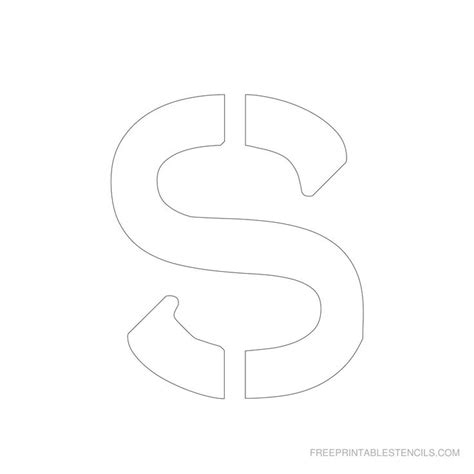 Ideal zur gestaltung von hintergründen mit strukturpaste, sprühfarbe, panpastels und stempelfarbe. Printable 4 Inch Letter Stencil S | Free stencils ...