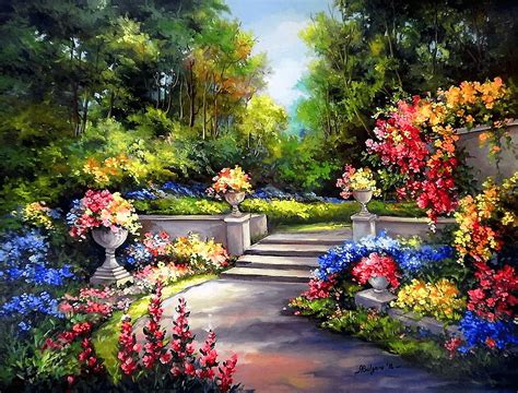 Spring Garden Wallpapers Top Free Spring Garden Backgrounds Wallpaperaccess