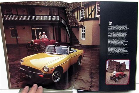 MG Dealer Sales Brochure MGB Midget The Golden Age Of Sports Cars