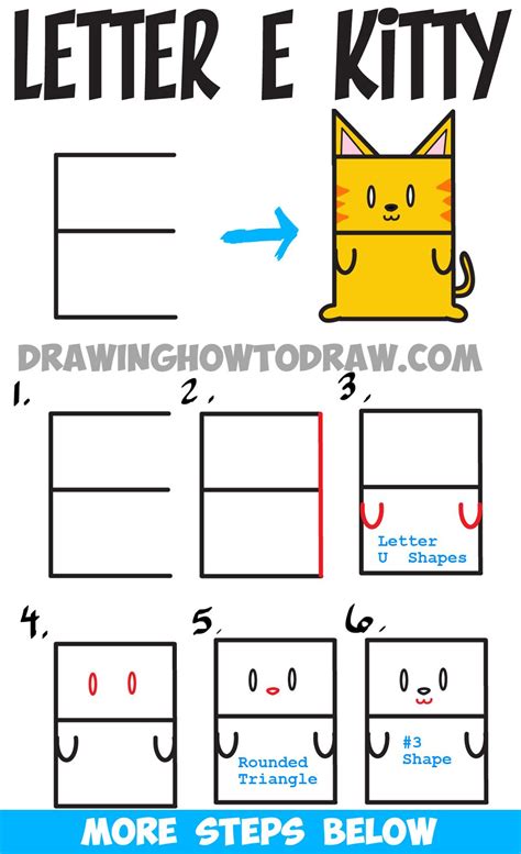 Learn how to draw alphabet letters pictures using these 2669x1358 how to draw a cute cartoon kitten from letters l + m easy step by. Huge Guide to Drawing Cartoon Characters from Uppercase ...