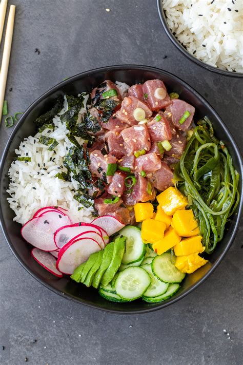 Hawaiian Poke Bowl The Best Momsdish