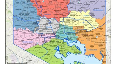 Mayor Scott Baltimore Police Submit Revised Redistricting Map To City