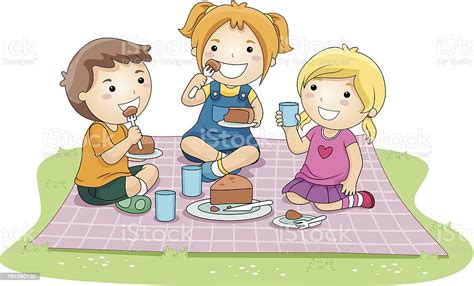 Vector clipart vector by mousemd 1 / 5 vector set of picnic cooking tablecloth vector by freesoulproduction 2 / 398 spoon, fork & knife on table cloth vectors by rosym 14 / 2,671 picnic in beautiful rural scene clipart vector by krisdog 4 / 641 picnic table vector clipart by bruno1998 1 / 355 hot dog and ketchup clipart vector by olegtoka 4. Children On Picnic Stock Illustration - Download Image Now ...