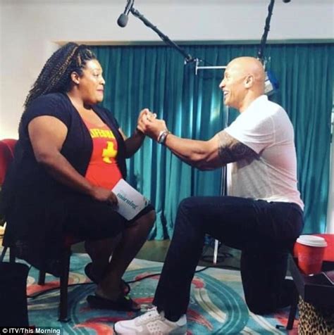 Alison Hammond And Dwayne The Rock Johnson Wed Daily Mail Online