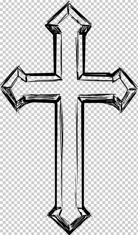 Begin by drawing a spiral to form the center of the. Christian Cross Drawing PNG, Clipart, 300 Dpi, Angle, Autocad Dxf, Black And White, Body Jewelry ...