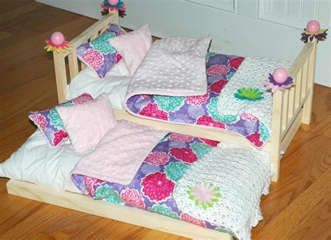 american girl doll bed pretty posies trundle bed fits