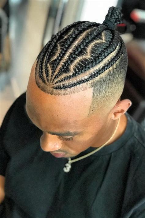 Mens Braids With Taper