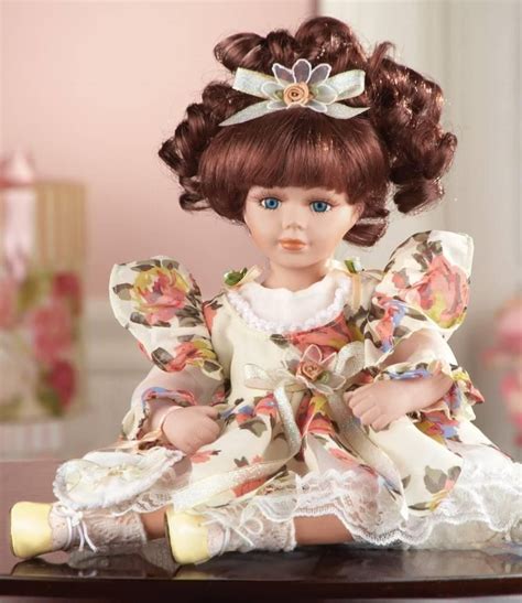 Heritage Heirloom Collectible Sitting Rosie Porcelain Doll