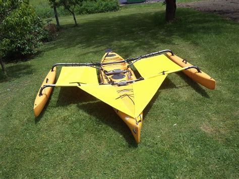 They are all different prices and sizes, depending on what your needs are. Hobie Adventure Island Kayak Trampoline & splash shield ...