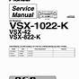 Vsx 822 Manual