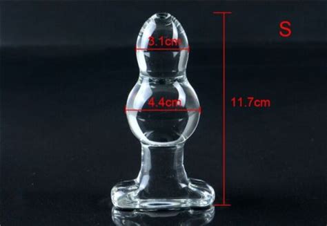 68mm Big Glass Plug Anal Dilation Huge Anal Ball Glass Back Plugs Large Sex Toys Ebay
