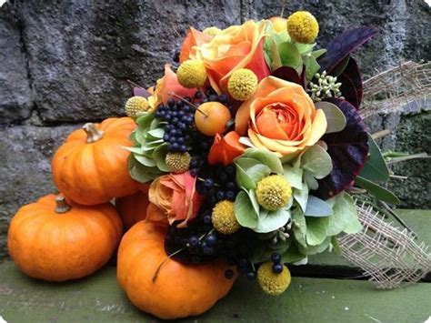 A Year In Bloom A Bouquet For October Fall Wedding Flowers Orange