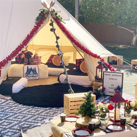 Cabin Glamp Glamping Sleepy Teepee The Ultimate Sleepover Kids