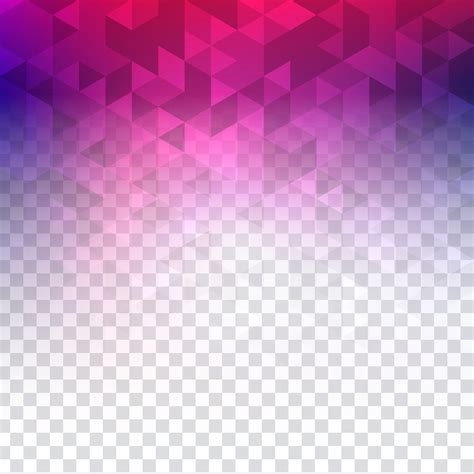 Abstract Colorful Transparent Polygonal Background Vector Art At