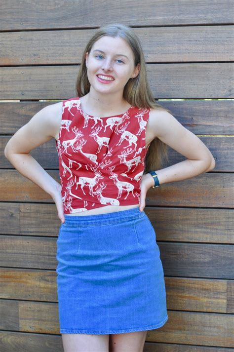 Crop tops have been around for decades and don't seem to be leaving the stores anytime soon. Red Wrap Crop Top | Wrap crop tops, Crop tops, Diy crop top