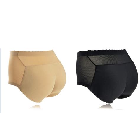 2020 Sexy Womens Underwear Padded Panties Seamless Bottom Sponge Push Up Middle Waist Butt Lift