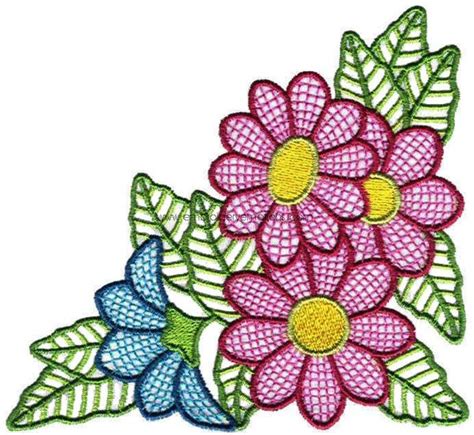 Fancy Flower Embroidery Designs