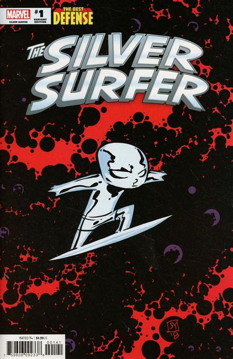 Defenders Silver Surfer 1 Cover B Variant Skottie Young Baby Cover