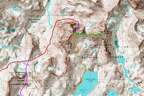 Glacier Peak Map Photos Diagrams And Topos Summitpost
