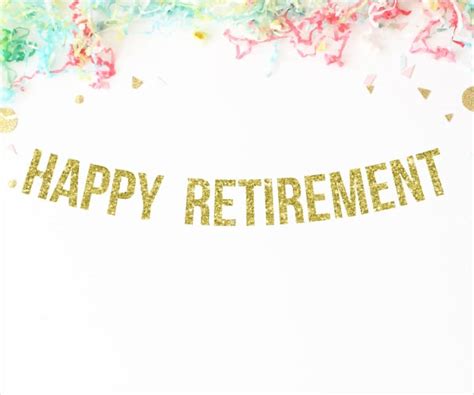 Happy Retirement Banner Printable Free Free Printable Templates