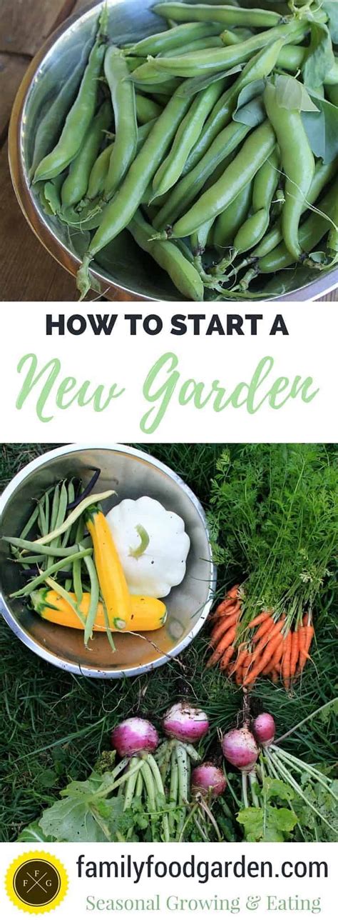 Vast good variety on the menu. Start a Garden to Grow Food | Family Food Garden