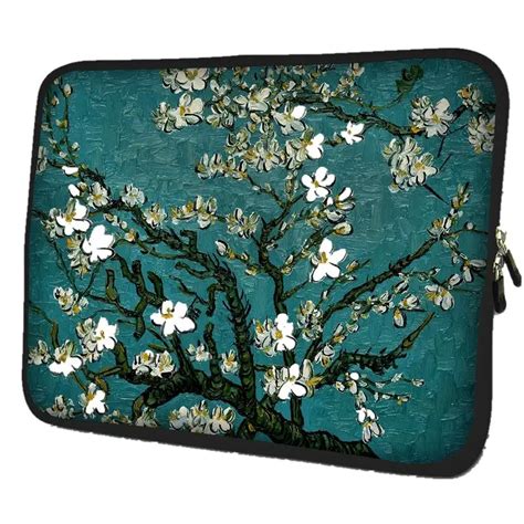 14 141 144 Inch Portable Zipper Soft Sleeve Protective Flowers Laptop