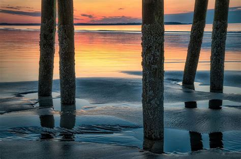 Muted Sunrise, Old Orchard Beach - Old Orchard Beach is in Maine. | Old orchard beach, Old 