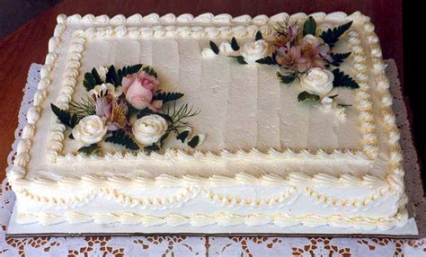 Wedding Sheet Cakes Decorated With Flowers And Decor Love Food And Drink
