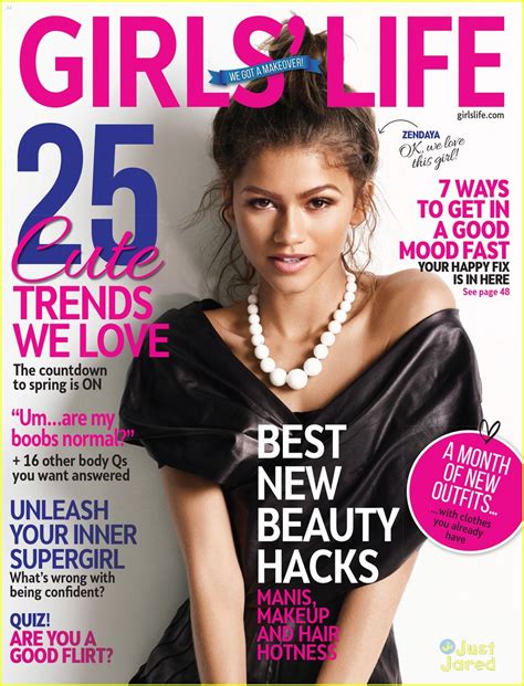 Zendaya Tells Girls Life That Her Fans Force Her To Be