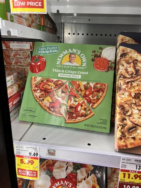 Newmans Own Frozen Pizza As Low As 499 Kroger Krazy